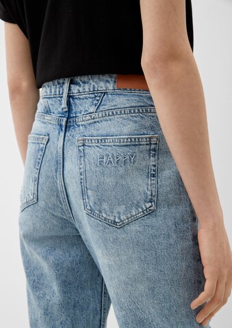 QS Regular Jeans ' MEGAN ' in Blauw
