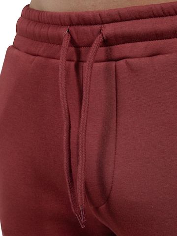 Smilodox Tapered Trousers in Red
