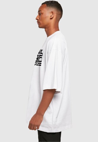 Merchcode T-Shirt 'Thin Lizzy - Rocker in Weiß