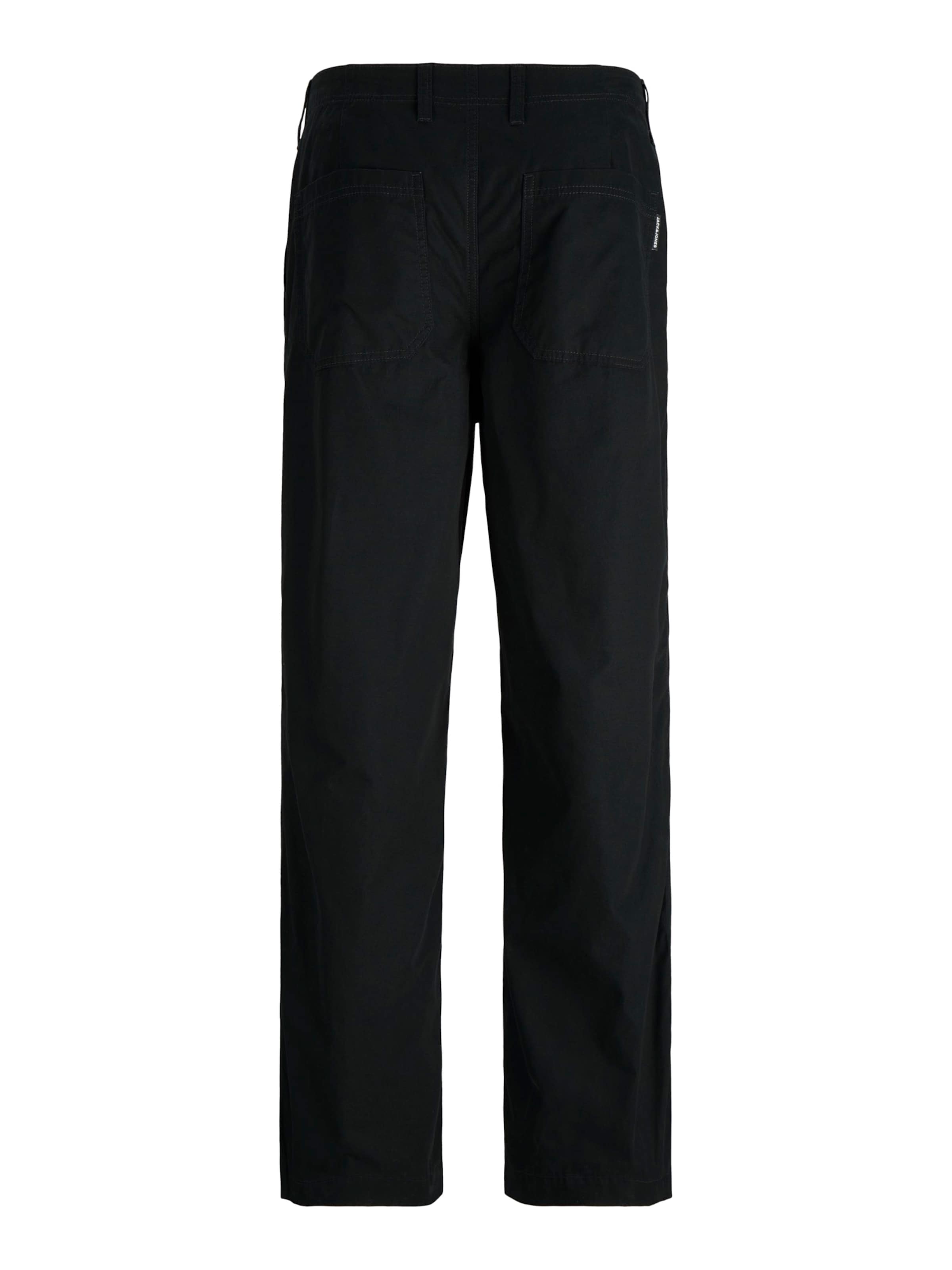 Jack & Jones Plus - Pierna ancha Pantalón chino 'JPSTBILL' en negro