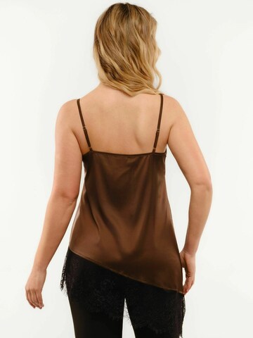 Liberte Essentiel Overdel ' LOLA ASYMTERIC ' i brun