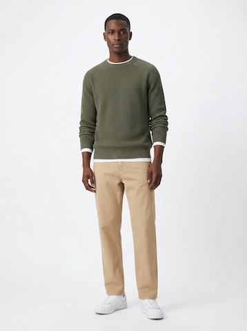 TRAPP Свободный крой Брюки-чинос в Бежевый