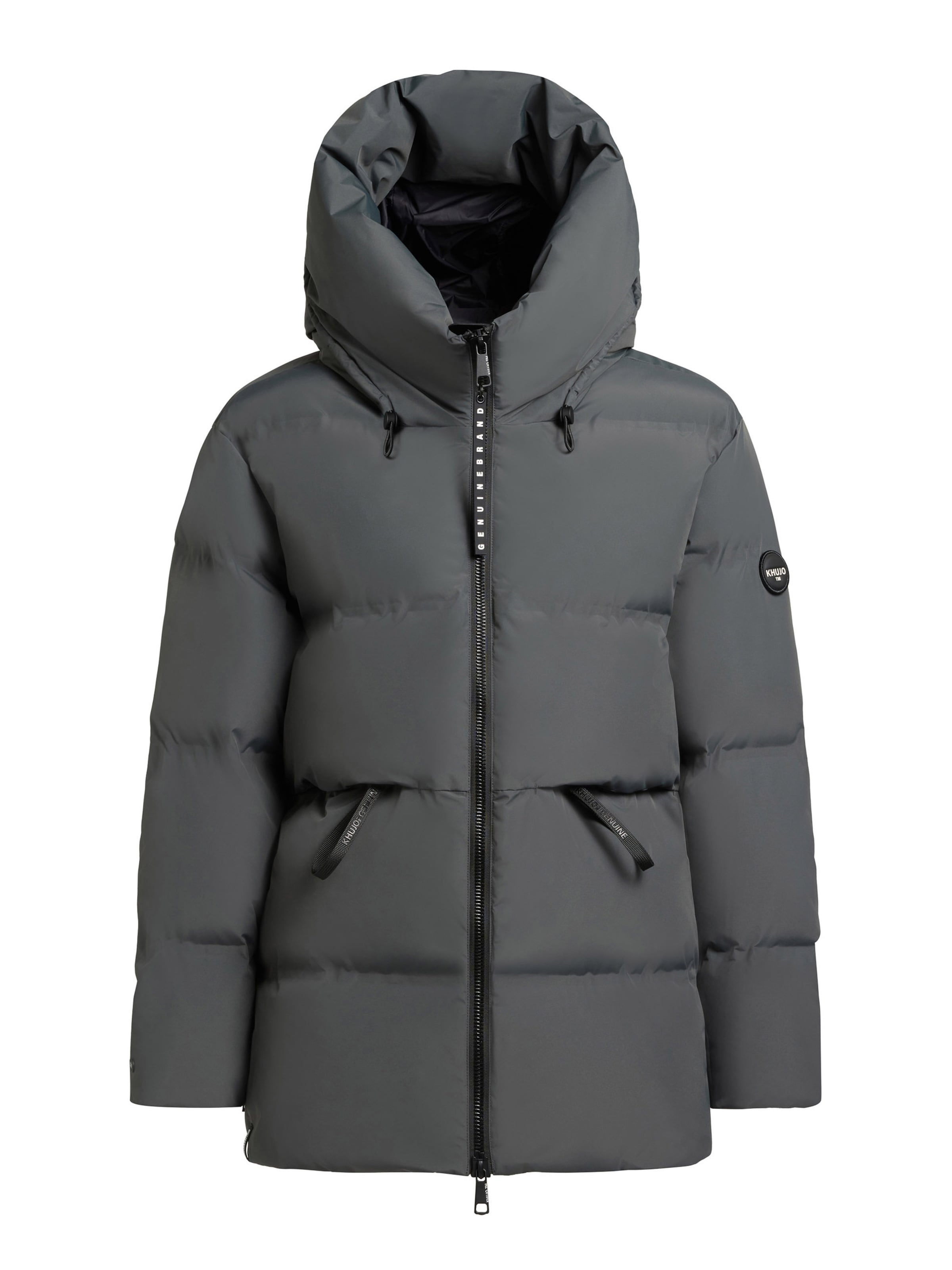pelēks khujo Ziemas jaka 'Ellis2': no priekšpuses