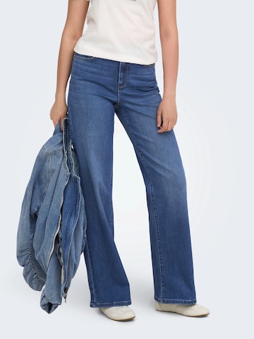 Wide leg Jeans 'ONLMILA' de la ONLY pe albastru: față
