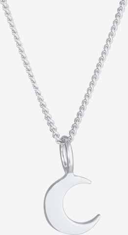 ELLI Necklace 'Astro Halbmond' in Silver: front