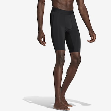 ADIDAS PERFORMANCE Skinny Sporthose in Schwarz