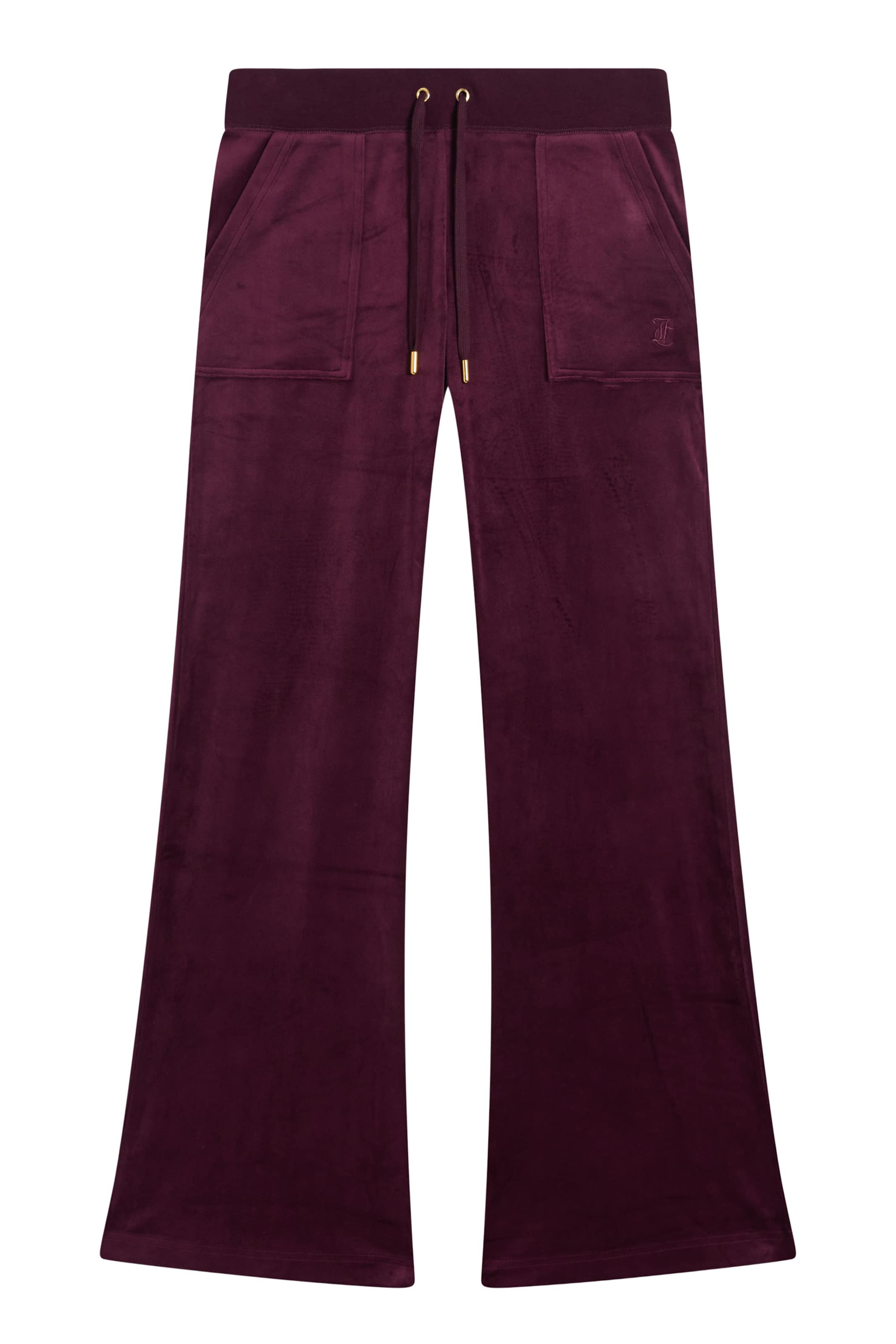 Juicy Couture Bootcut Hose in Rot: Vorderseite