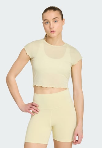 ADIDAS PERFORMANCE Functioneel shirt 'Motion' in Geel: voorkant