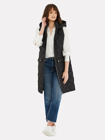 Threadbare Bodywarmer 'Maggie' in Zwart