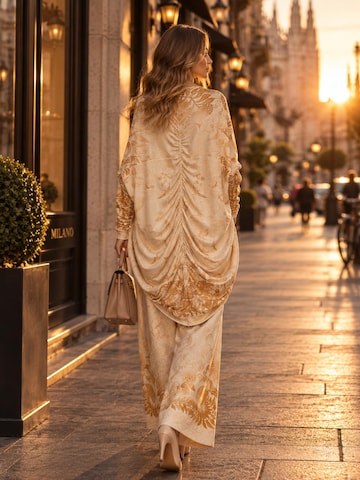 JIORO Oversizestrickjacke 'SUNSET'‌‌‌ in Beige