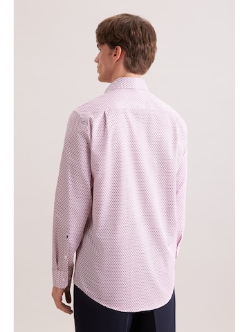 Coupe regular Chemise business 'Schwarze Rose' SEIDENSTICKER en rose