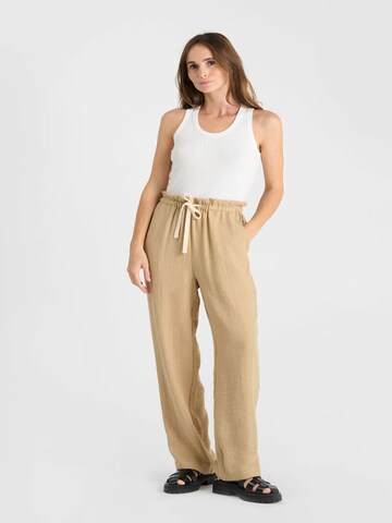 Loosefit Pantalon 'Cancun' Le Temps Des Cerises en beige