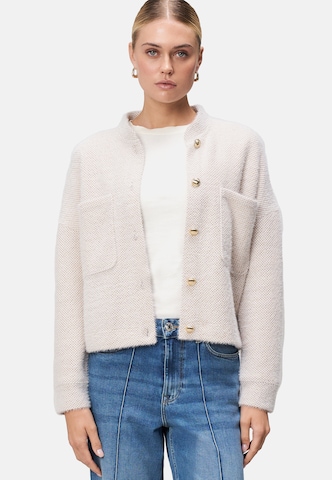 Blazer di zero in beige: frontale
