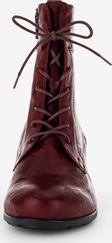 GABOR Lace-Up Boots in Red