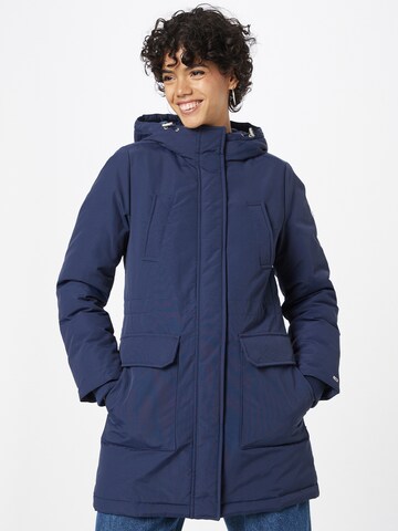 Tommy Jeans Winter parka in Blue: front