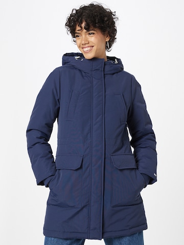 Tommy Jeans Winter Parka in Blue: front