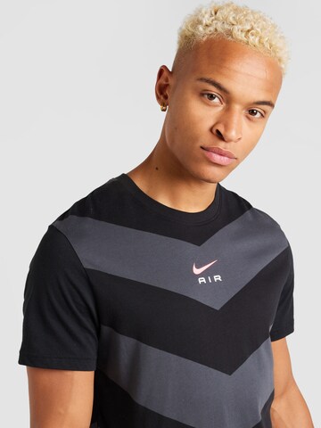 Nike Sportswear T-Shirt 'AIR' in Schwarz