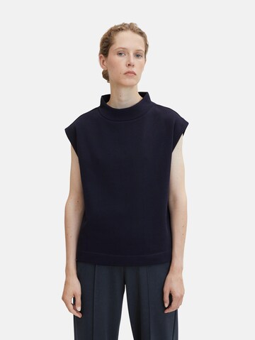 TOM TAILOR Sweatshirt in Blue: front