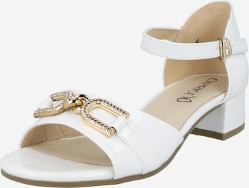 CAPRICE Sandals in White: front