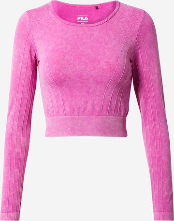 FILA - Camisa funcionais 'RADNOR' em rosa: frente