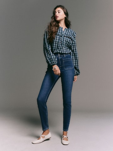 Next Skinny Jeans in Blue: front