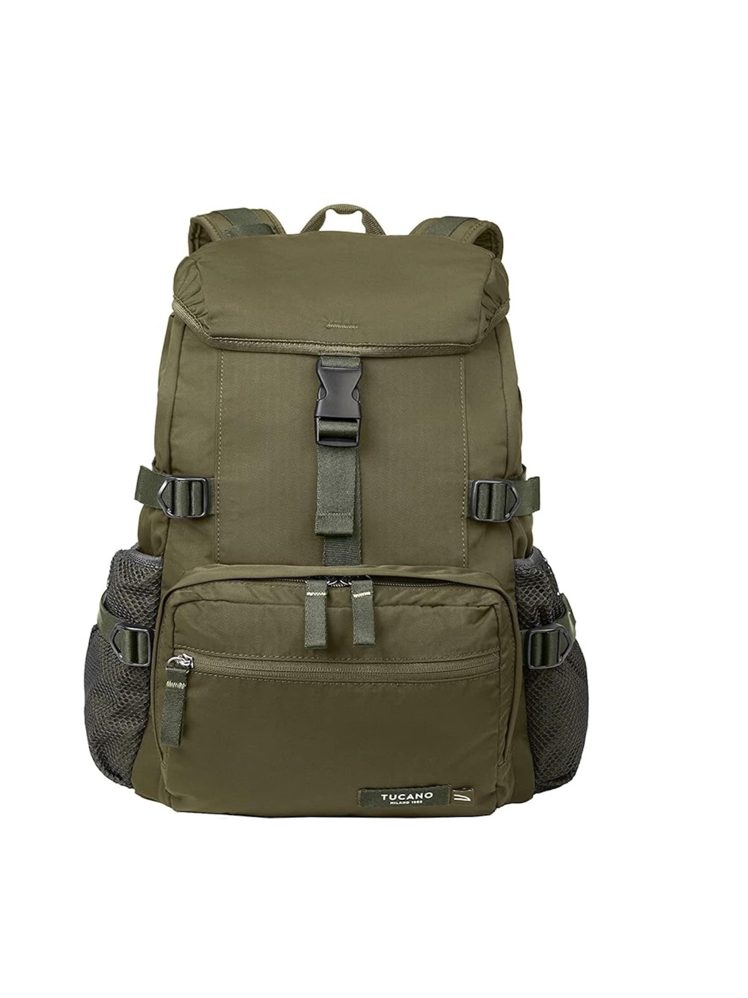TUCANO Rucksack 'BKDES1314'‌‌‌‌‌‌‌‌‌‌ in Grün: Vorderseite