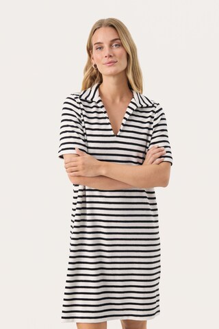 Robe 'Rositta' Part Two en noir : devant