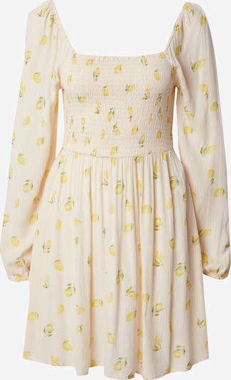 ONLY Haljina 'ONLLEMONE' u bež / žuta / zelena, Pregled proizvoda