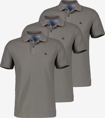 LERROS Shirt 'Basic' in Grau: Vorderseite
