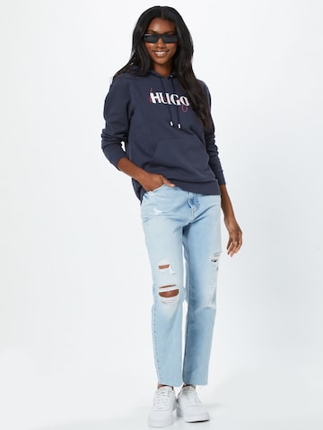 HUGO Red Sweatshirt 'DASARA' in Blau