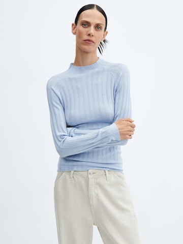 MANGO Pullover 'FLURRIES' i blå: forside