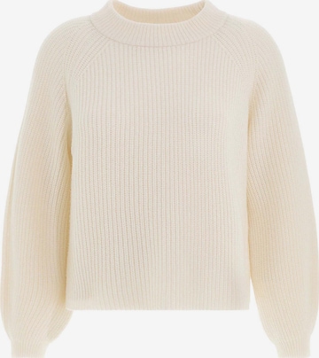 Pull-over DEHA en beige : devant