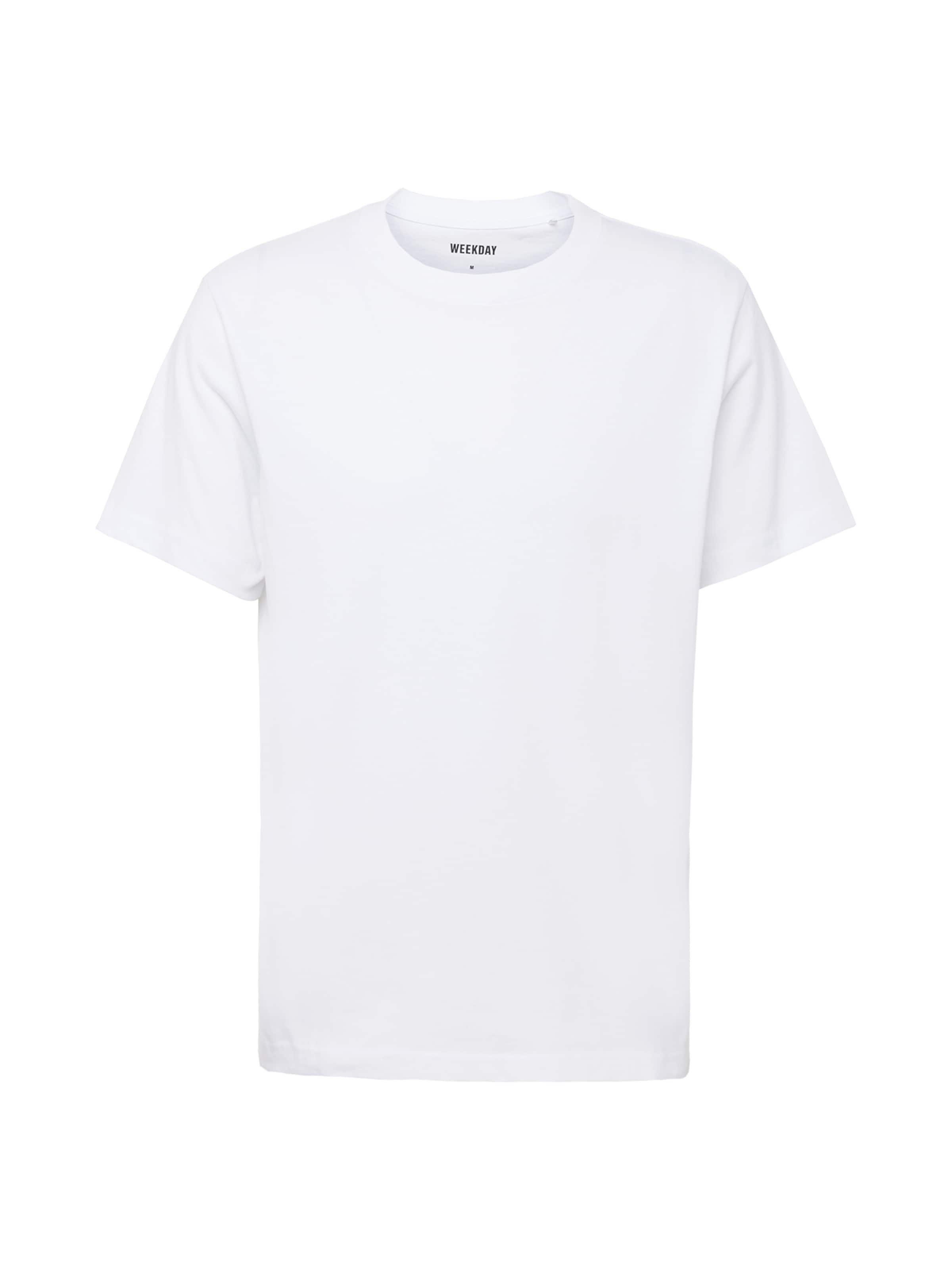 WEEKDAY Shirt in White: front
