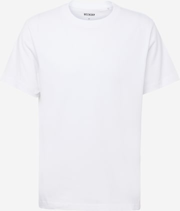 WEEKDAY - Camiseta en blanco: frente