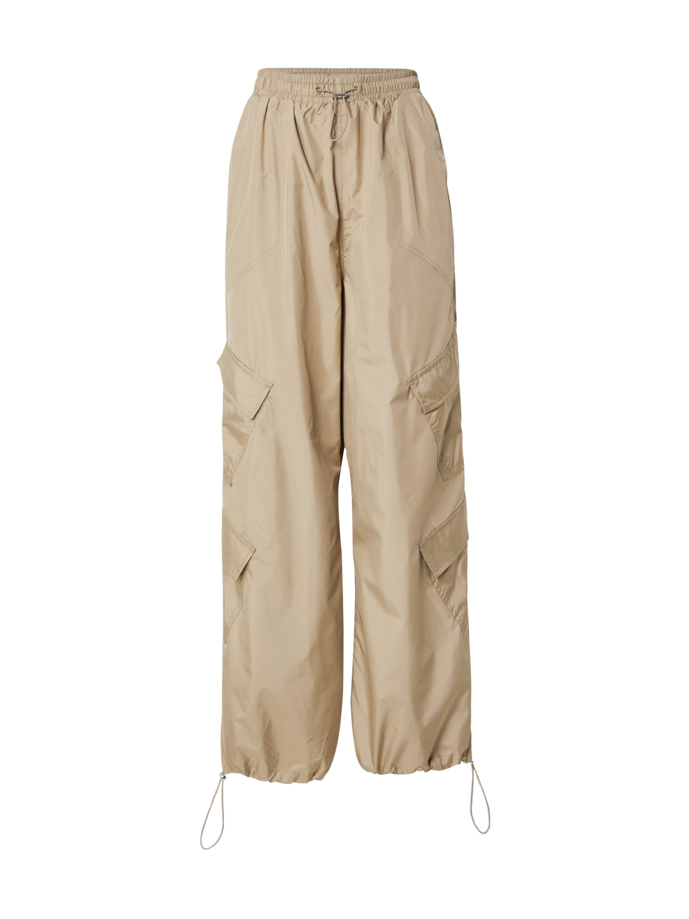 Loosefit Pantalon cargo 'NELLY' Pegador en beige : devant