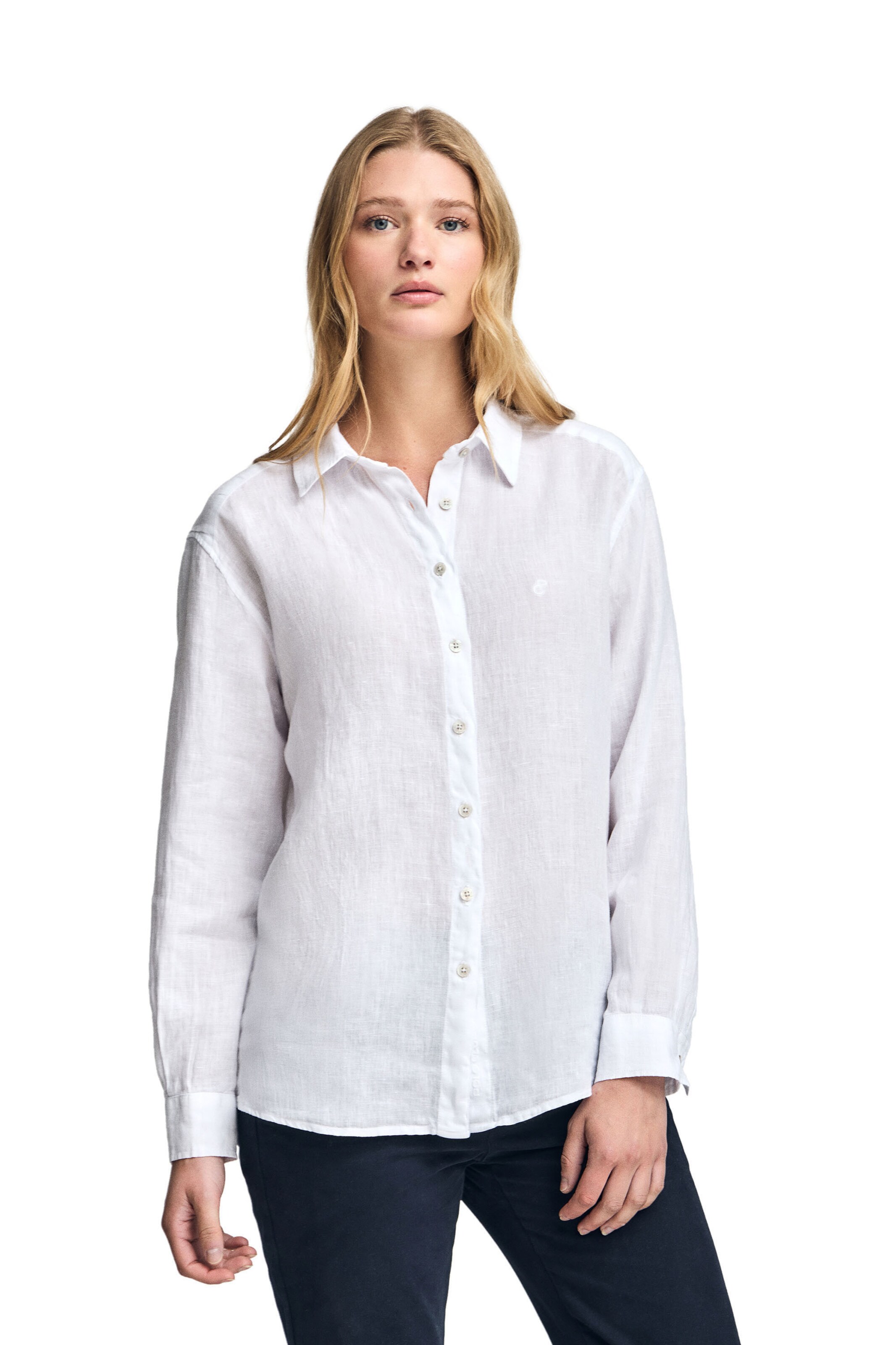 Polo Club Blouse in White: front