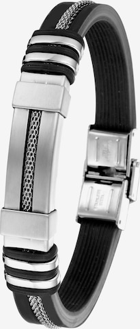 Lucardi Armband in Zwart: voorkant