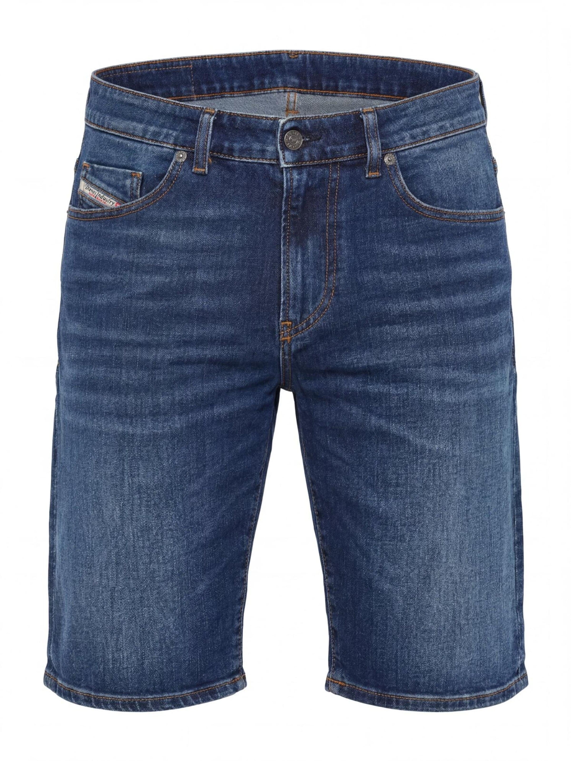 DIESEL Jeans 'SLIM-SHORT' in Blue: front