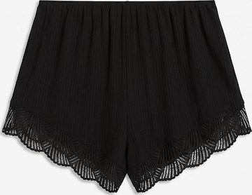 Pantalon de pyjama Calvin Klein en noir : devant