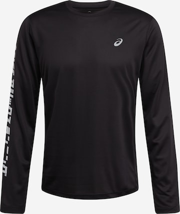 ASICS Functioneel shirt 'KATAKANA' in Zwart: voorkant