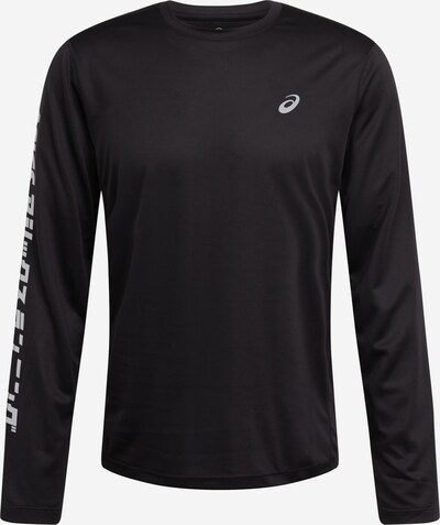 ASICS Functioneel shirt 'KATAKANA' in de kleur Zwart / Wit, Productweergave