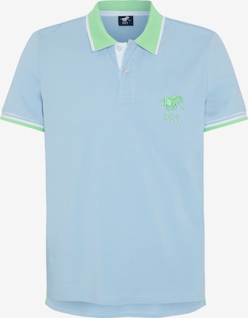 Polo Sylt Shirt in Blue: front