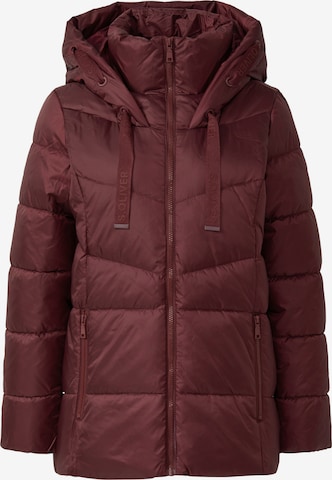 s.Oliver Winterjas in Rood: voorkant