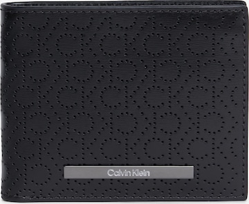 Calvin Klein Wallet 'Modern Bar' in Black: front