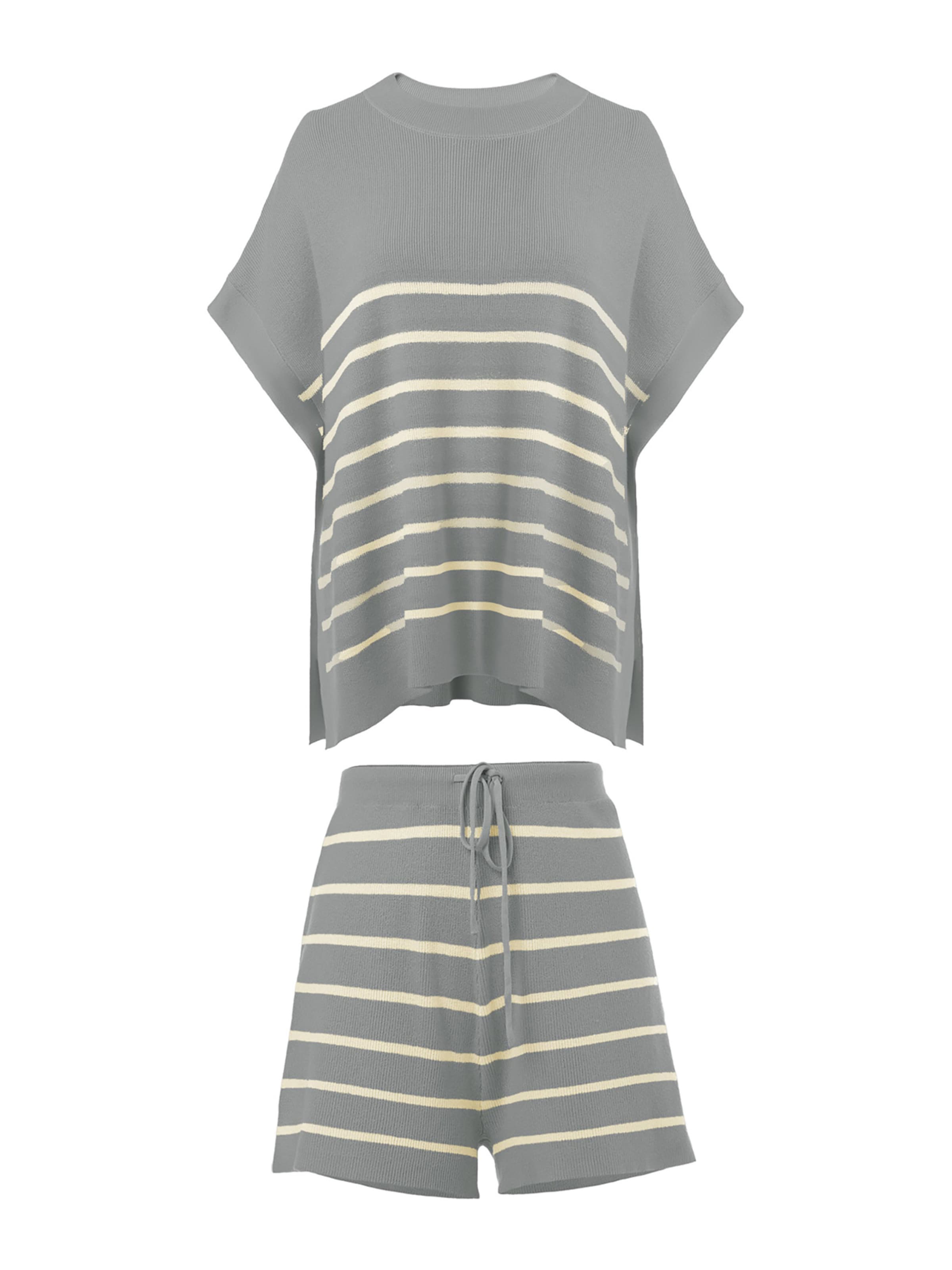 Imily Bela Pükskostüüm, värv hall: eest vaates