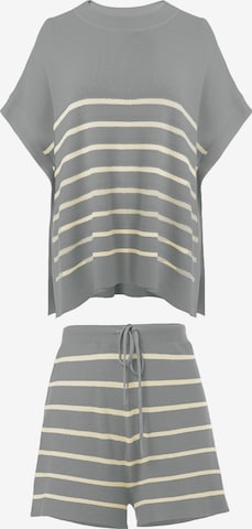 Imily Bela Nadrágkosztüm - szürke: elől