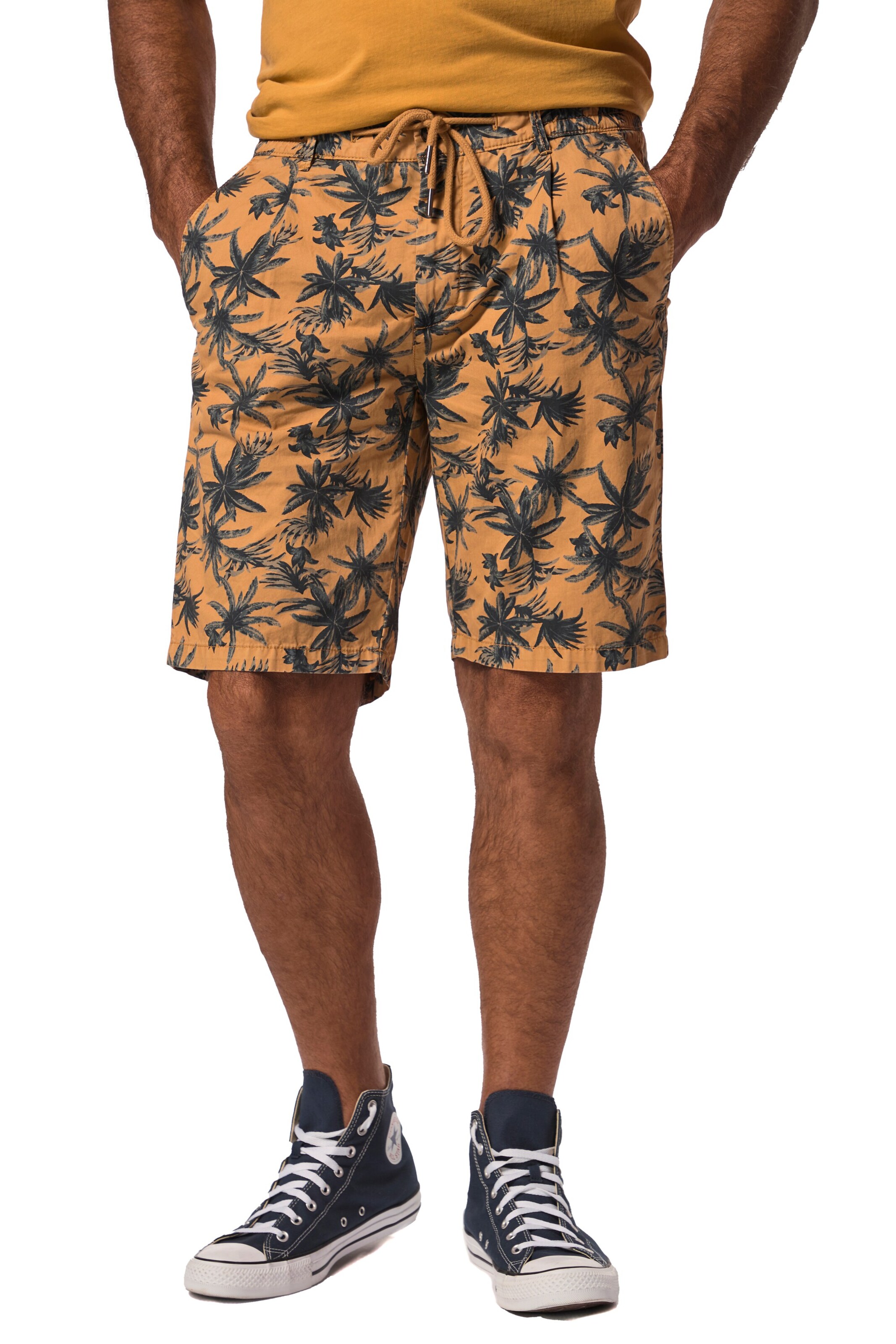 JP1880 Regular Broek in Oranje: voorkant