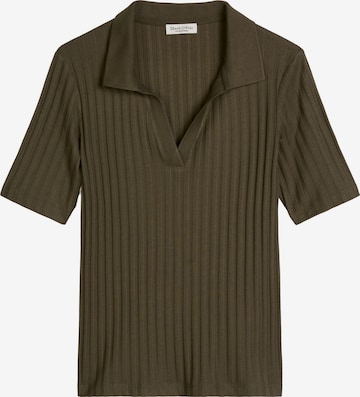 T-shirt Marc O'Polo en marron : devant