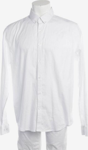 LACOSTE Button Up Shirt in XS in White: front