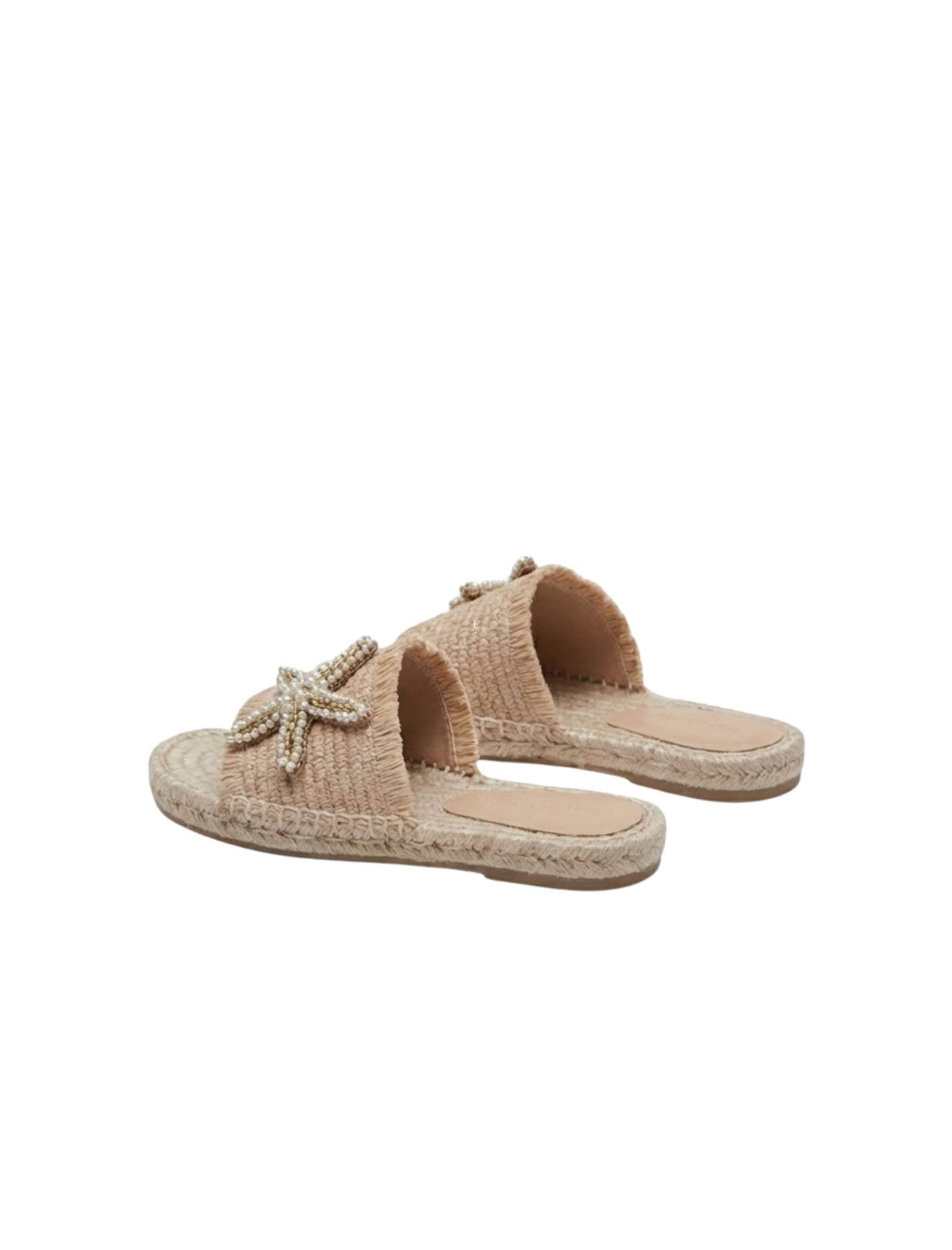 Mule South Beach en beige